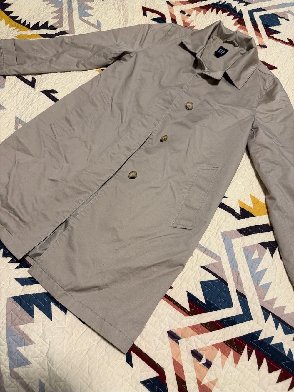 GAP Taupe Trench Coat